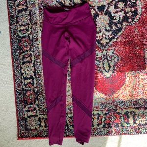 magenta active leggings